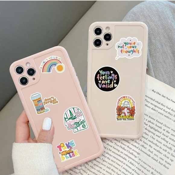 100 Mental Health Stickers for Laptops, Water Bottles & More - Picture 4 of 8